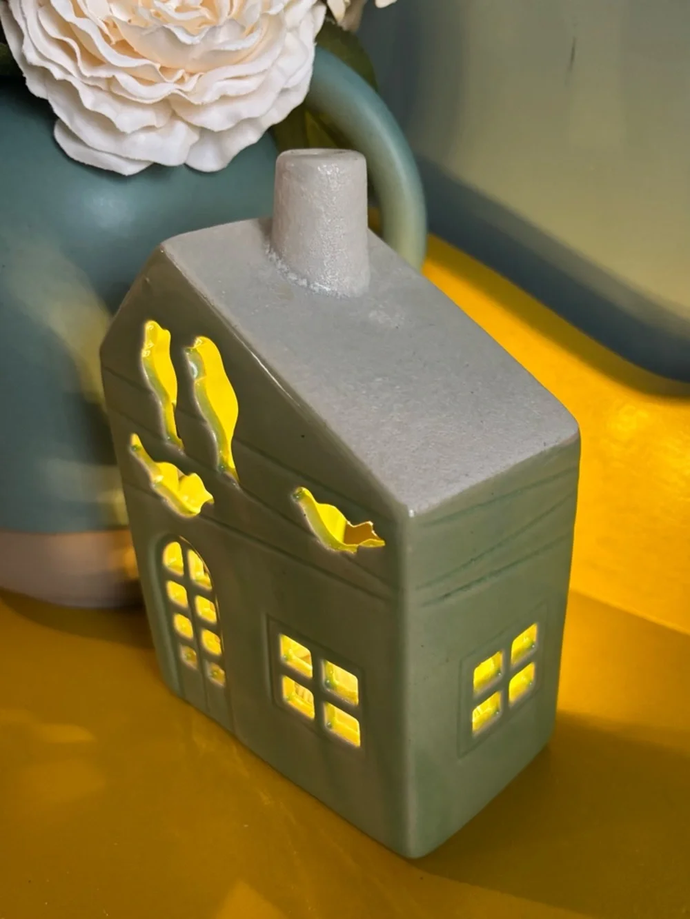 Ceramic Tea Light Candle Holder - Picture 1 of 8